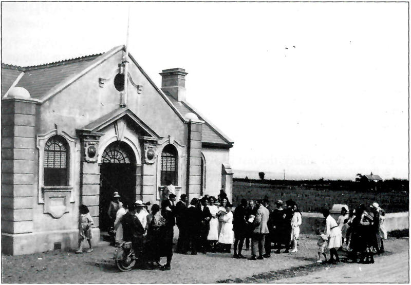 Description: Foresters Hall 1914. Source: Omeath - A look at the past - Volume 3